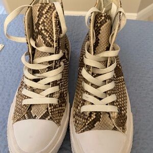 Converse Snakeskin Pattern High-Tops